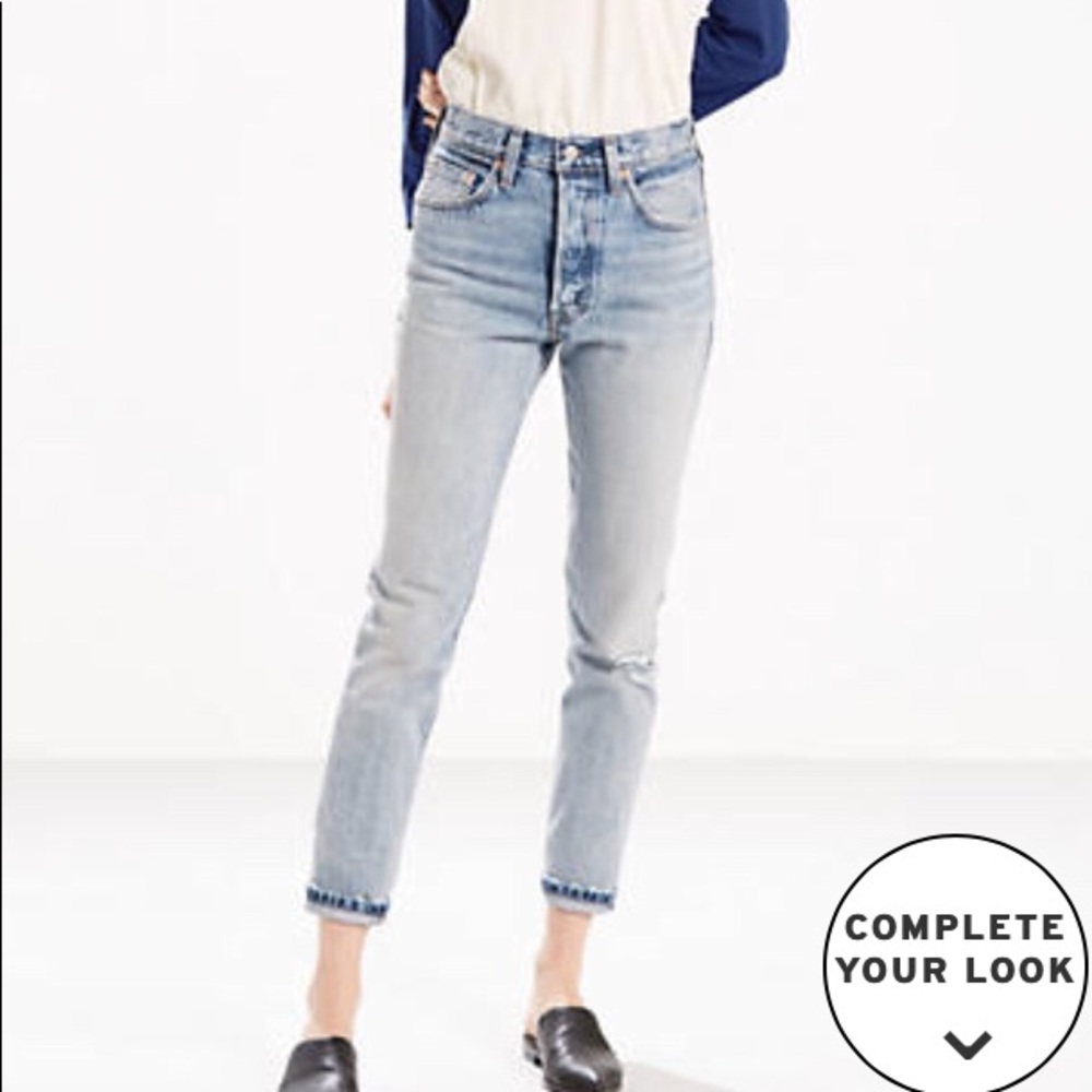Levi’s 501 Skinny/straight Jeans in Summer Dune